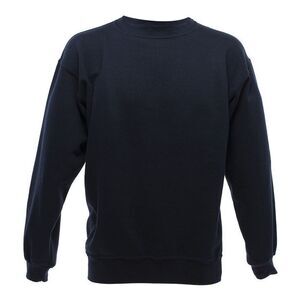 UCC 50/50 Mens Heavyweight Plain Set-In Sweatshirt / Navy Blue